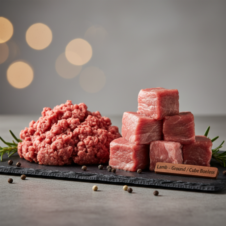 Lamb – Ground / Cube Boneless